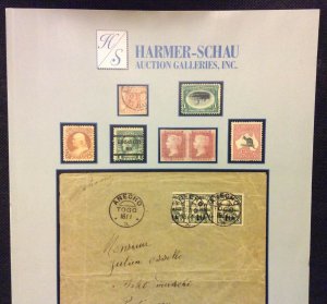 Harmer-Schau Philatelic Auction Feb.2015,RARE Worldwide,Foreign & US Postage