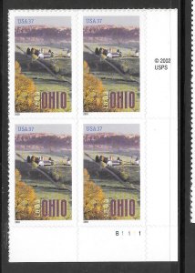 #3773 MNH Plate Block