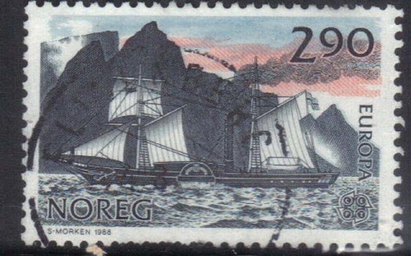 NORWAY SC# 928 *USED* 2.90k  1988  EUROPA     SEE SCAN
