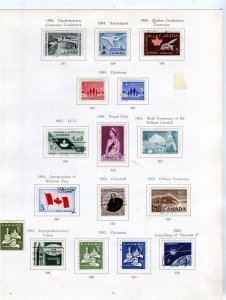 CANADA; 1964-66 early QEII Pictorial issues fine USED LOT