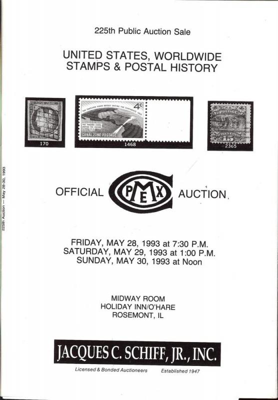 United States, Worldwide Stamps & Postal History, Schiff 225