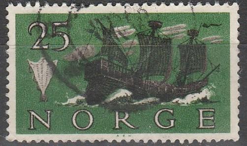 Norway #383  F-VF Used (V2192)