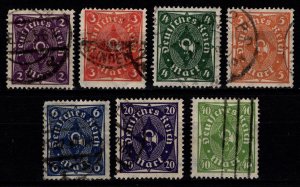 Germany 1921 Posthorn (single color), Part Set [Used]