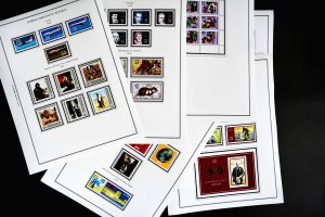 COLOR PRINTED EAST GERMANY DDR/GDR 1949-1990 STAMP ALBUM PAGES (334 ill. pages)