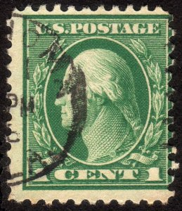 1917, US 1c, Washington, Used, Sc 498