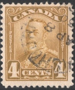 Canada SC#152 4¢ King George V (1929) Used