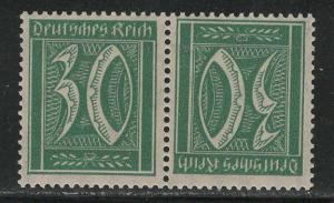 Germany Scott # 141a, mint nh, tete beche, Mi# K6