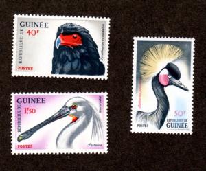 Guinea # 266,272,273 Mint Birds!