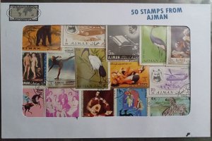 Ajman - packet of 50 stamps