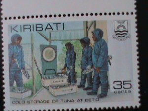 ​KIRIBATI-1981 SC# 380-3 BONRIKI-TUNA FISH BREEDING CENTER MNH -VF-LAST ONE
