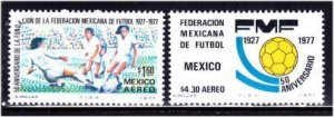 Mexico, Mexican Soccer (SC# C534-C535) MNH SET