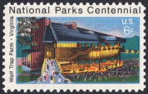 SC#1452 6¢ National Parks Centennial: Wolf Trap Farm (1972) MNH