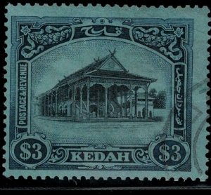 Malaya-Kedah SC 44 Used 1921-1936 