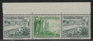 Germany Scott # B110 (2), B109, mint nh, se-tenant, Mi# W124