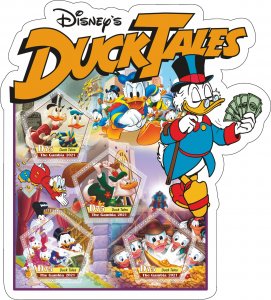 Stamps.Cartoons, Walt Disney. Duck Tales 1+1 sheets perf Gambia