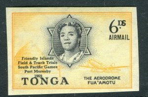 TONGA; 1969 early Friendly Islands. Imperf MINT MNH 6s. issue