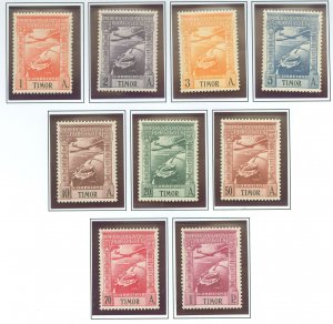 Timor #C1-C9 Unused Single (Complete Set)