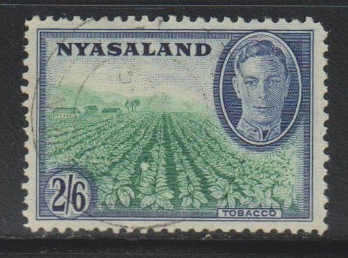 Nyasaland Protectorate, 2sh6p Tobacco Fields (SC# 78) Used