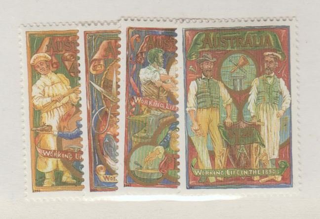 Australia Scott #1320-1323 Stamp  - Mint NH Set
