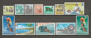 TANGANYIKA 1961/64 SG 108/19 MNH Cat £23