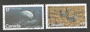 Canada 853-854  Used SCV$.50