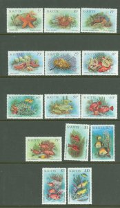 St. Kitts #139-52  Single (Complete Set)