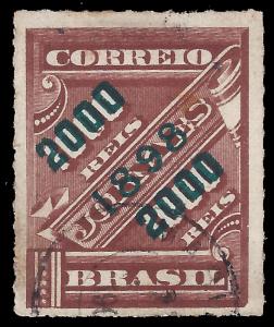 Brazil 1898 Sc 128 UF rouletted