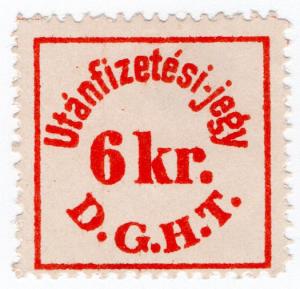 (I.B) Austria Cinderella : Danube Steamship Company Parcels 6kr