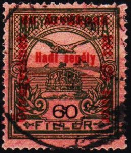 Hungary. 1915 60f+2f S.G.183 Fine Used