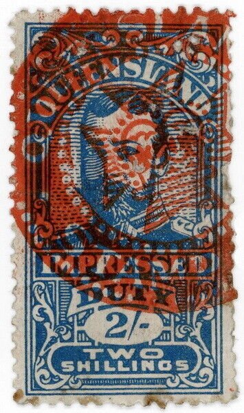 (I.B) Australia - Queensland Revenue : Impressed Duty 2/-