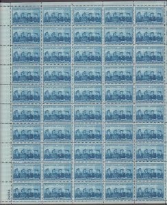 USA, 1013, WOMEN IN ARMED SERVICES, MINT NH, VINTAGE 1950'S, FULL SHEET OF 50