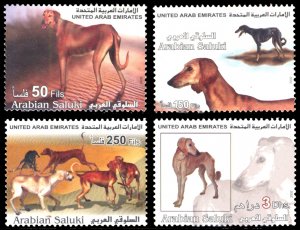 United Arab Emirates Dogs 2002 Scott #700-703 Mint Never Hinged