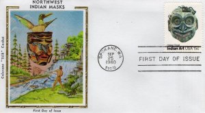 American Folk Art - Indian Masks,    1980  FDC16354