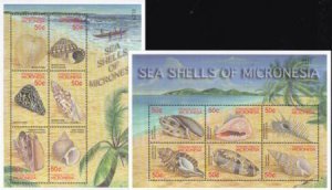 US 457-58 Trust Territories Micronesia NH VF Sea Shells M/S