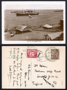 Aden Post due card to the UK