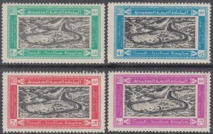 SAUDIA ARABIA Sc # 350-3 CPL VLH OPENING of HIGHWAY - HEJAZ MOUNTAINS