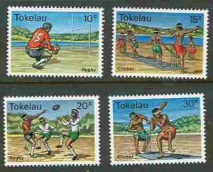 Tokelau Is. # 69-72 Sports  (4) Mint NH