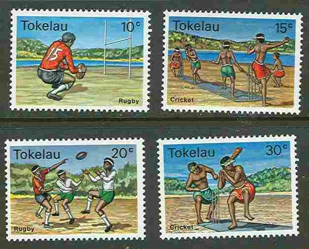 Tokelau Is. # 69-72 Sports  (4) Mint NH