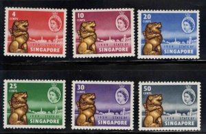 Singapore  Scott 43-48 MNH**