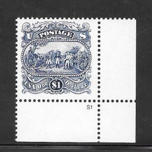 #2590 MNH Plate # Single