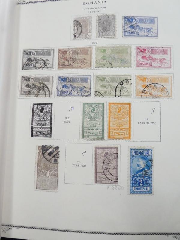 EDW1949SELL : ROMANIA Very clean Mint & Used collection on album pages Cat $2648