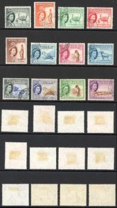 Somaliland Protectorate SG137/48 1953-8 Set of 12 Wmk Mult Script CA Used