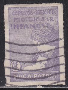 Mexico RA5 Postal Tax Stamp - Mother and Child 1929