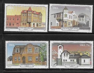 South West Africa 1981 Historic Building in Luderitz Sc 479-482 MNH A2548