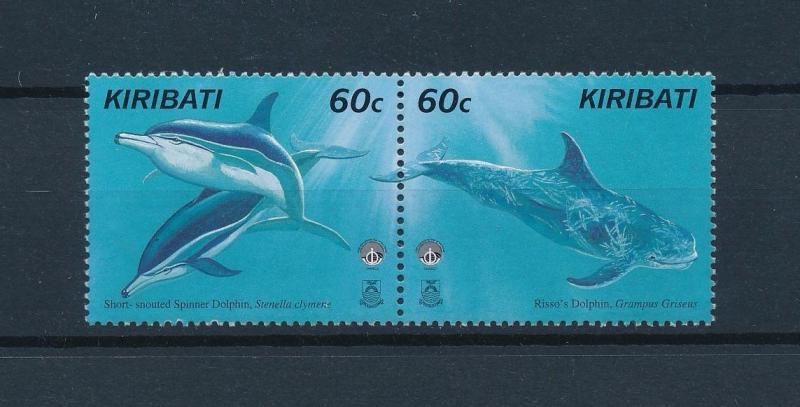 [53162] Kiribati 1998 Marine life Dolphins Unesco from set MNH