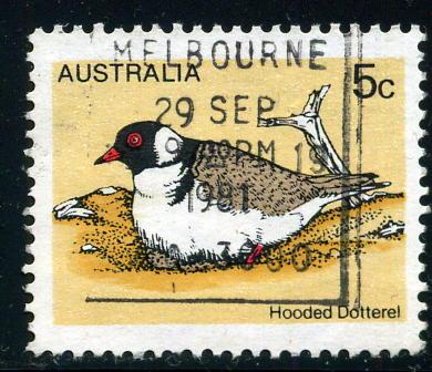 Australia - Scott #682 - 5c - Hooded Dotterel - Used