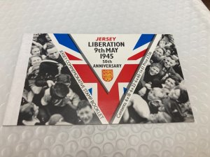 KAPPYSTAMPS JERSEY PRESTIGE STAMP BOOKLET JERSEY LIBERATION WORLD WAR 2 CS1398