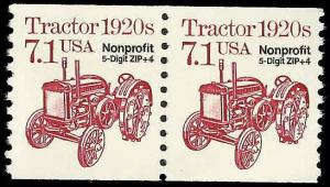 # 2127b MINT NEVER HINGED PRE-CANS. TRACTOR