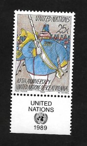 United Nations > New York 1989 - MNH + Tab - Scott #552