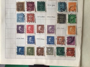 Sweden used stamps on pages A10248